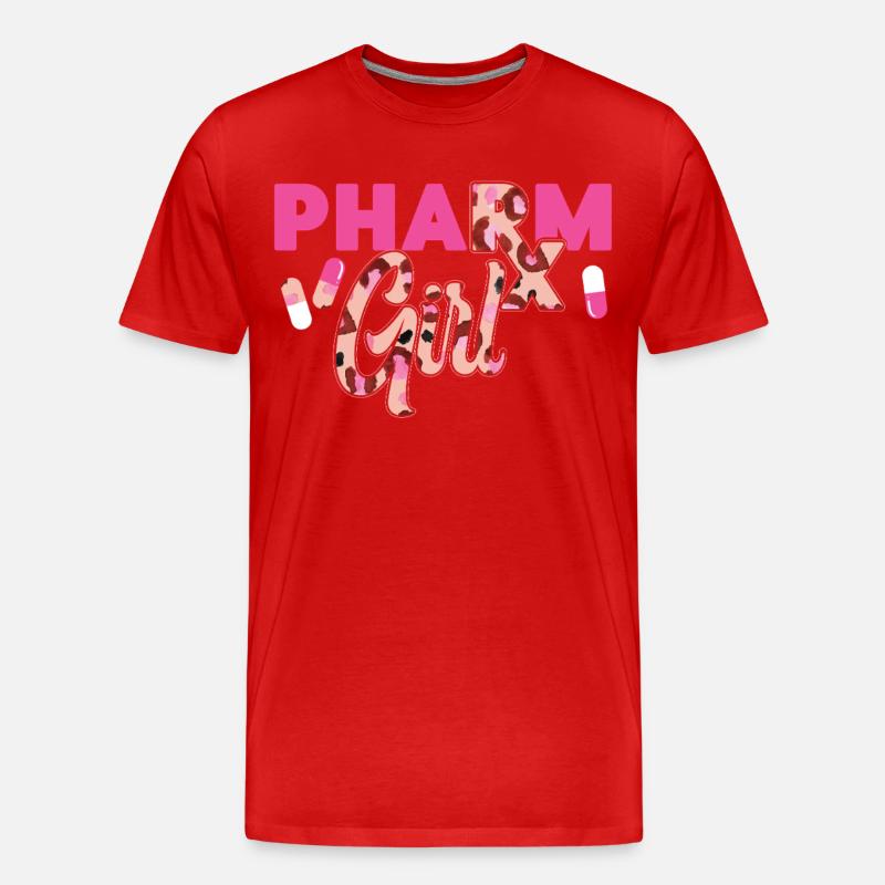 Pharmacy Tech Technician - Männer Premium Bio T-Shirt - Rot