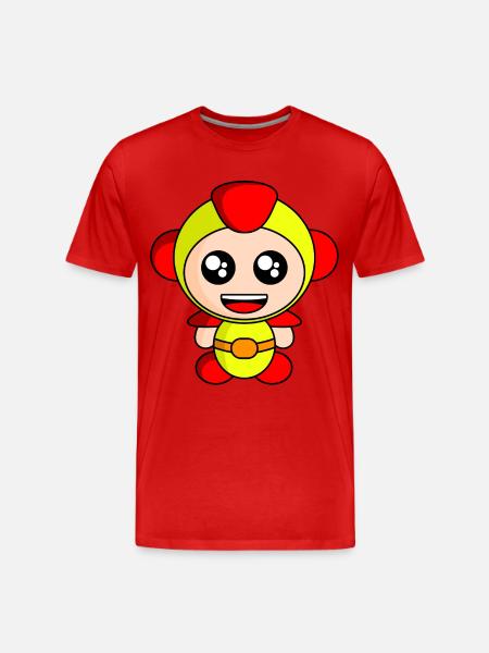 Astro Jaune - T-shirt bio Premium Homme - rouge