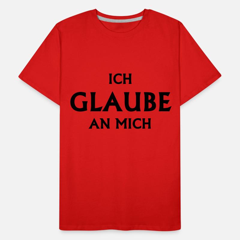 glaube geschenk Männer Premium Bio T-Shirt