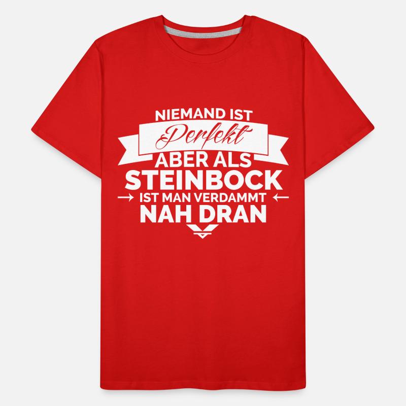 STERNZEICHEN STEINBOCK Männer Premium Bio T-Shirt