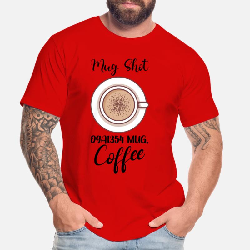 Coffee Lover Caffeine Molecule Java Latte Espresso Männer Premium Bio T-Shirt
