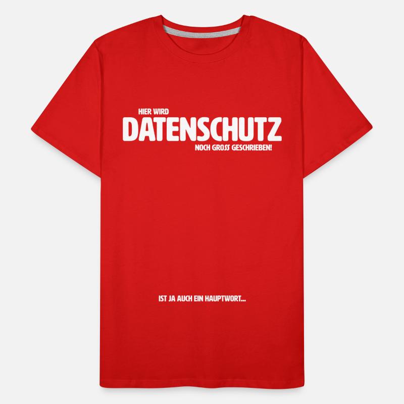 Hier wird Datenschutz noch groß geschrieben DSB Männer Premium Bio T-Shirt