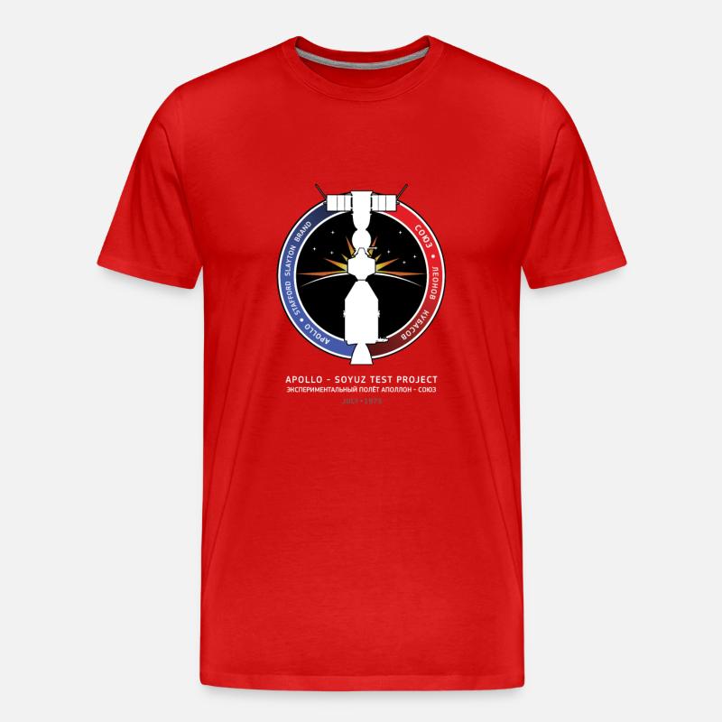 Apollo Sojus - Männer Premium Bio T-Shirt - Rot