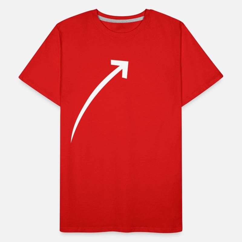 Symbol Pfeil Männer Premium Bio T-Shirt