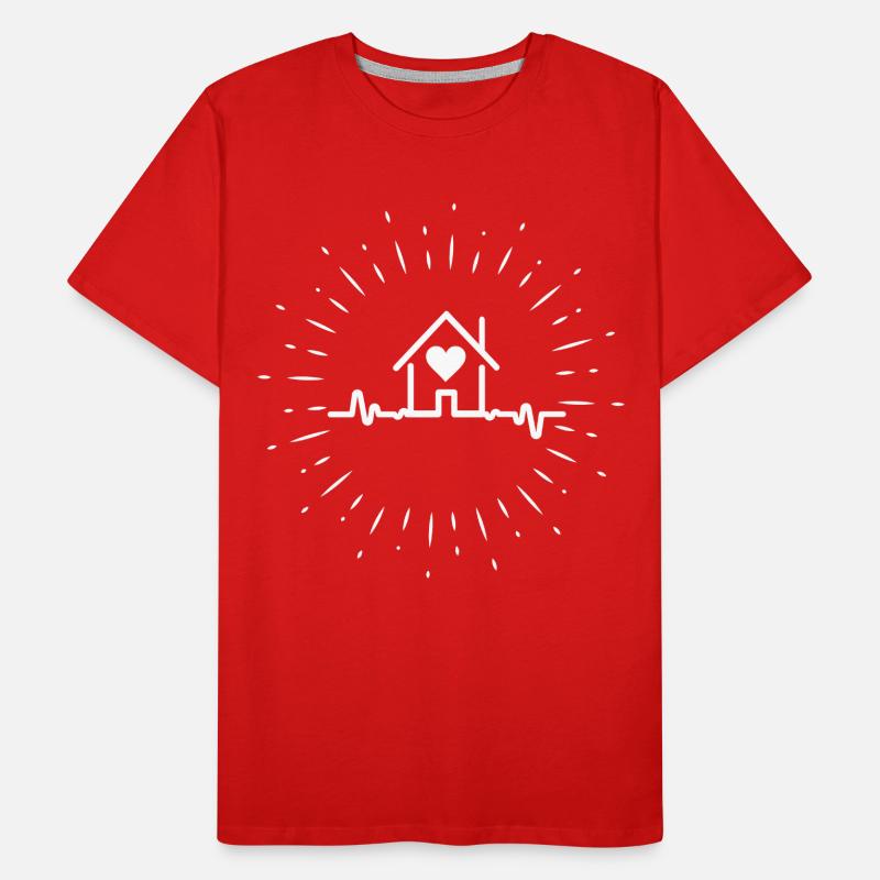 Maître d’ouvrage Construction maison construction maison T-shirt bio Premium Homme