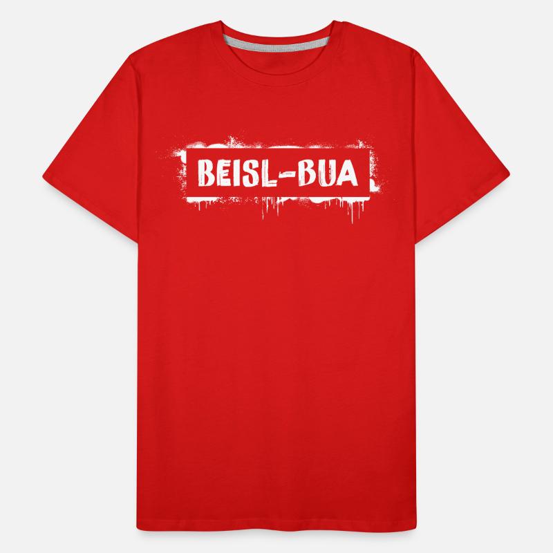 Beisl-Bua – Viennese dialect cult saying Men's Premium Organic T-Shirt