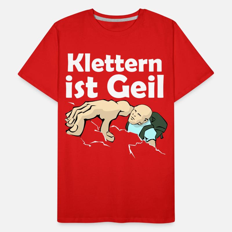 L'escalade est cool | montée T-shirt bio Premium Homme