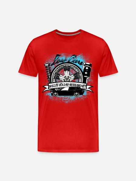 Tuning Low - Männer Premium Bio T-Shirt - Rot