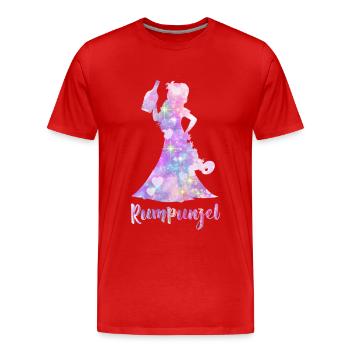 Rumpunzel Bachelorettes - Men's Premium Organic T-Shirt - red - Front - Damien (186cm)