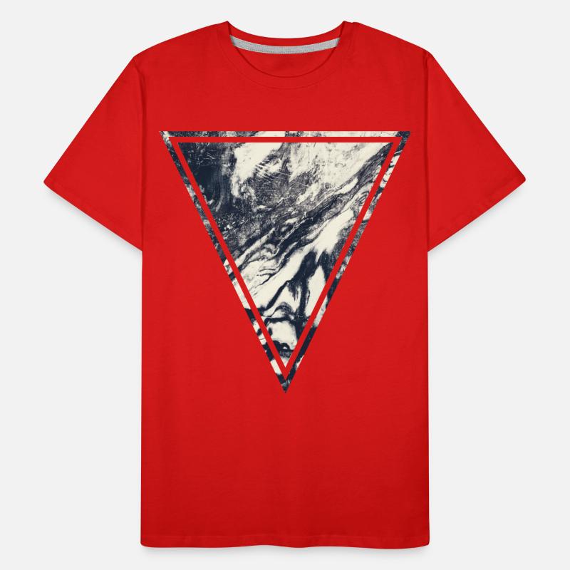 Marble Triangle Men's Premium Organic T-Shirt