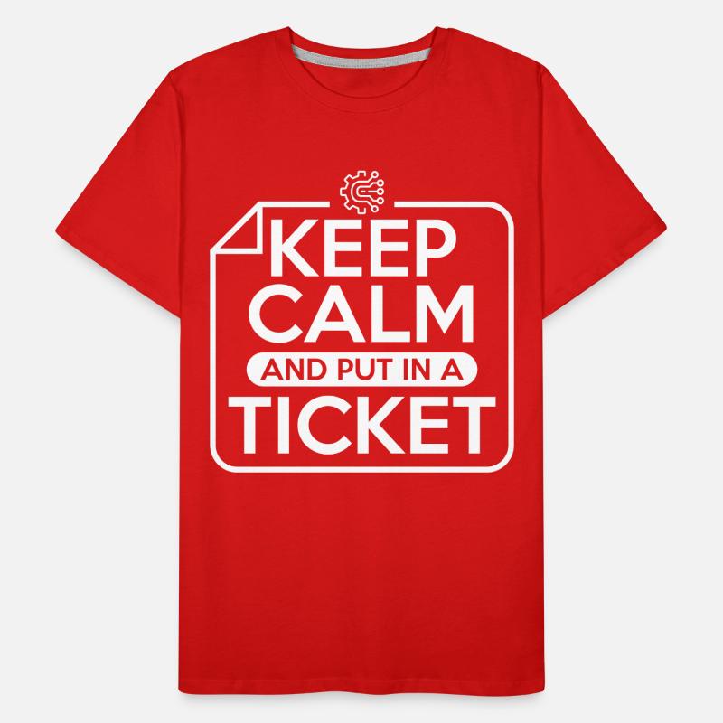 Sysadmin Technician Technical Support Gift Men's Premium Organic T-Shirt
