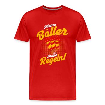 Silvester Feuerwerker Feuerwerk Geschenk - Männer Premium Bio T-Shirt - Rot - Vorne - Damien (186cm)