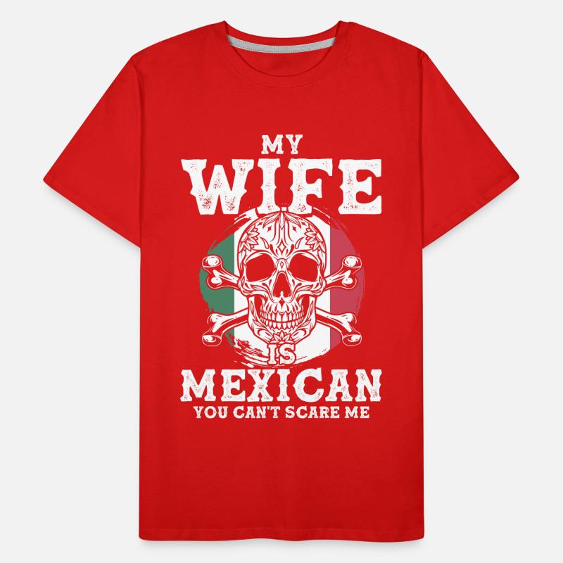 Fier mexicain Drapeau mexicain mexicain T-shirt bio Premium Homme
