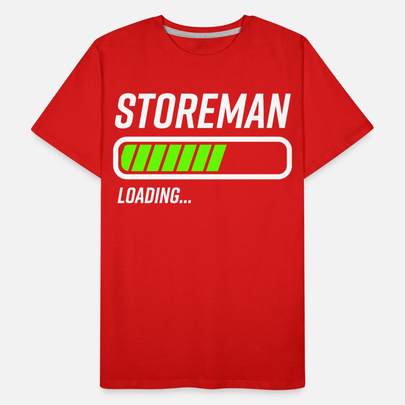 Lagerist Loading Loading Bar Men's Premium Organic T-Shirt