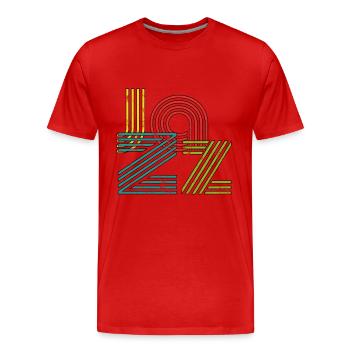 Jazz - T-shirt bio Premium Homme - rouge - Devant - Damien (186cm)