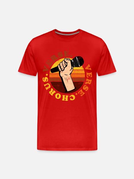 Verse Chorus Verse - Men's Premium Organic T-Shirt - red