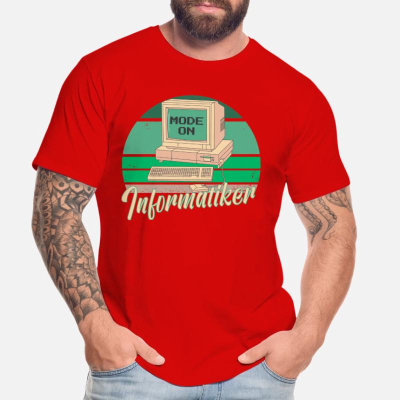 Computer Science Computer Programmer Father Dad Men's Premium Organic T-Shirt