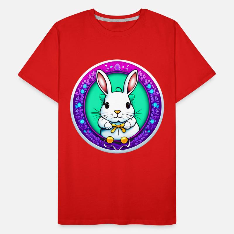 flashy Easter motif Men's Premium Organic T-Shirt