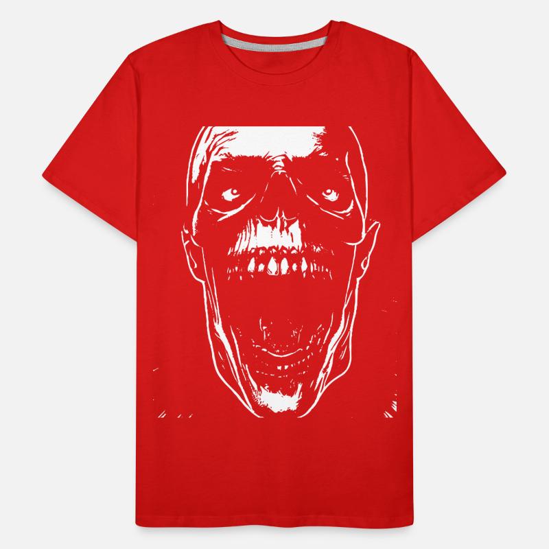 Anarchy Fan Skull avec Mohawk Crazy Antisocial Pu T-shirt bio Premium Homme