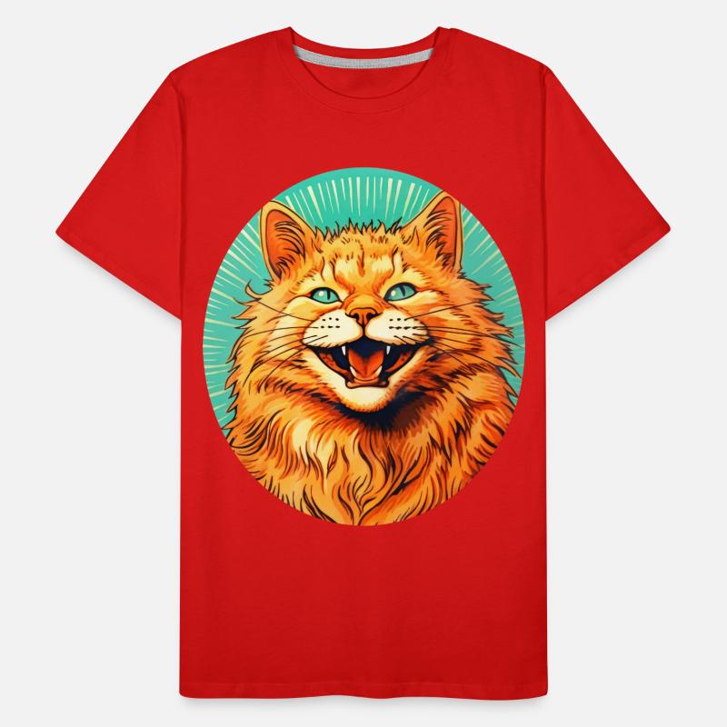 Funny kitty #cat Men's Premium Organic T-Shirt