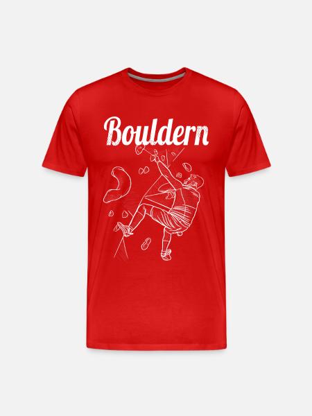 Bloc Bloc Escalade Bloc Bloc - T-shirt bio Premium Homme - rouge