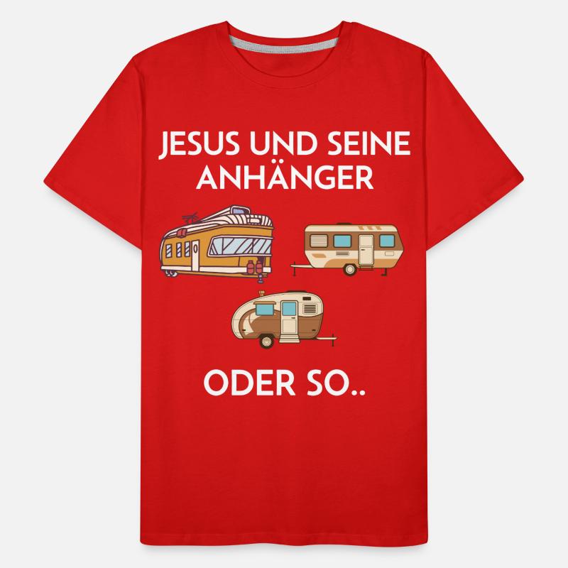 Jesus und seine Anhänger Oder so Männer Premium Bio T-Shirt