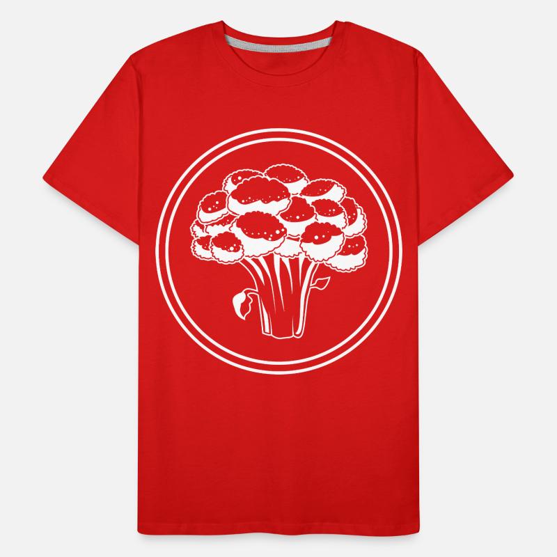 Broccoli Vegetables Men's Premium Organic T-Shirt
