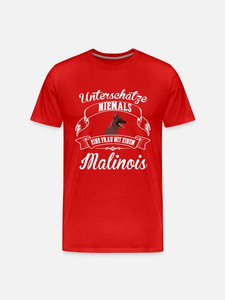 Malinois - Männer Premium Bio T-Shirt - Rot