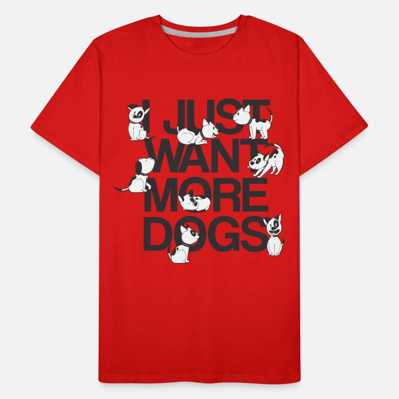 Plus de chiens T-shirt bio Premium Homme