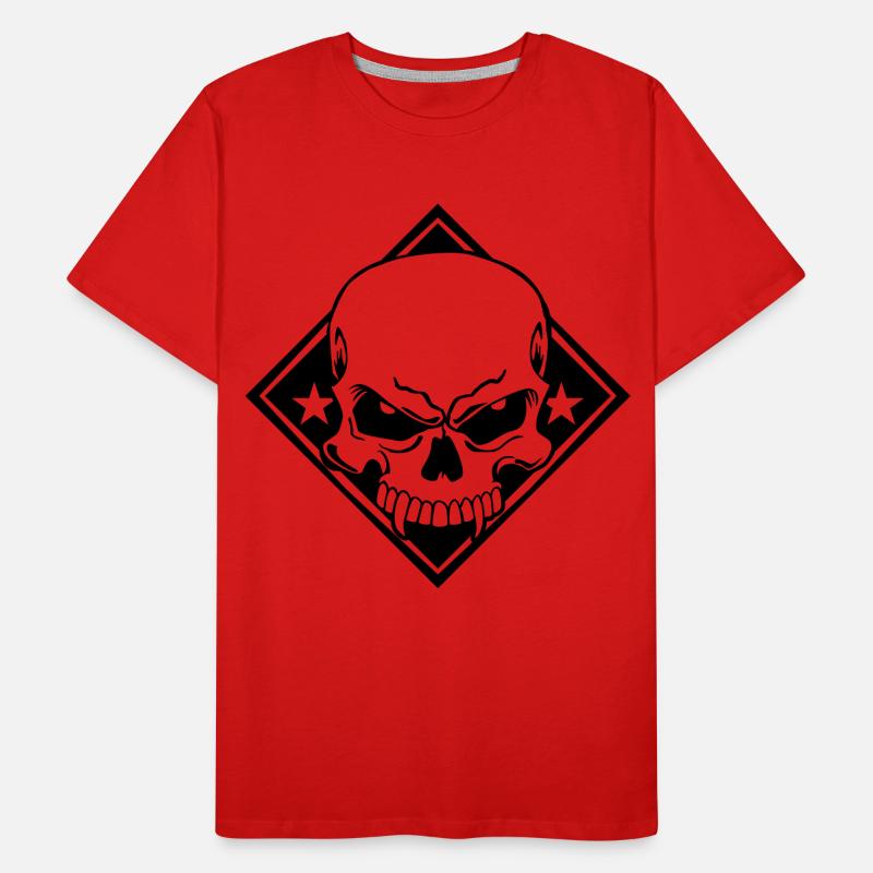Evil Skull Men's Premium Organic T-Shirt