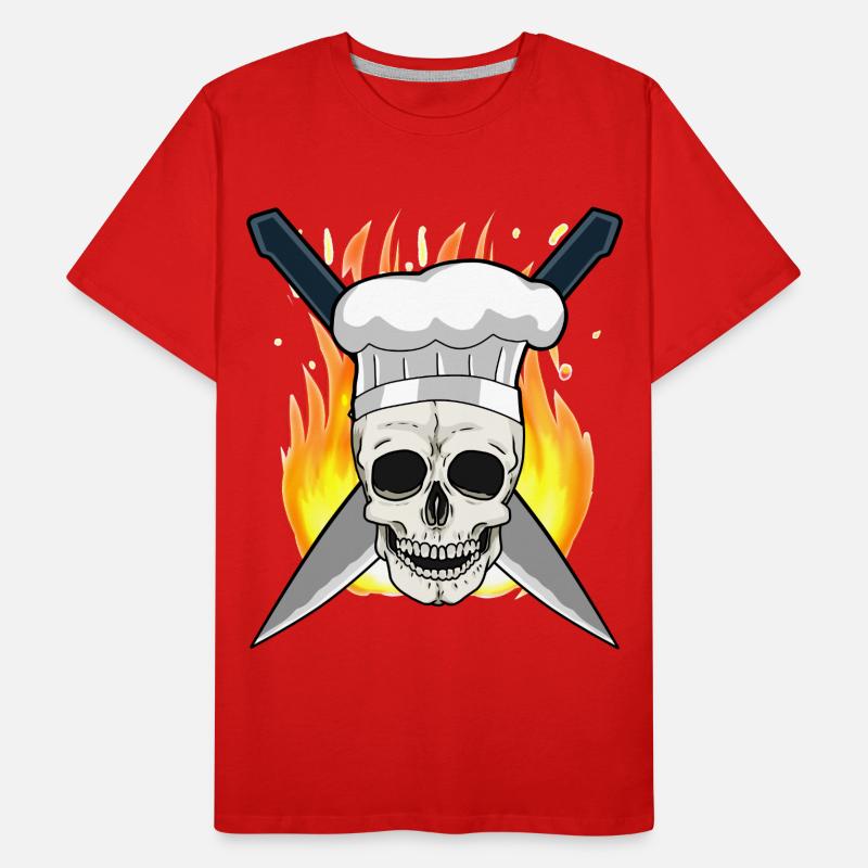 Chef Kitchen Chef Chef Professions Men's Premium Organic T-Shirt