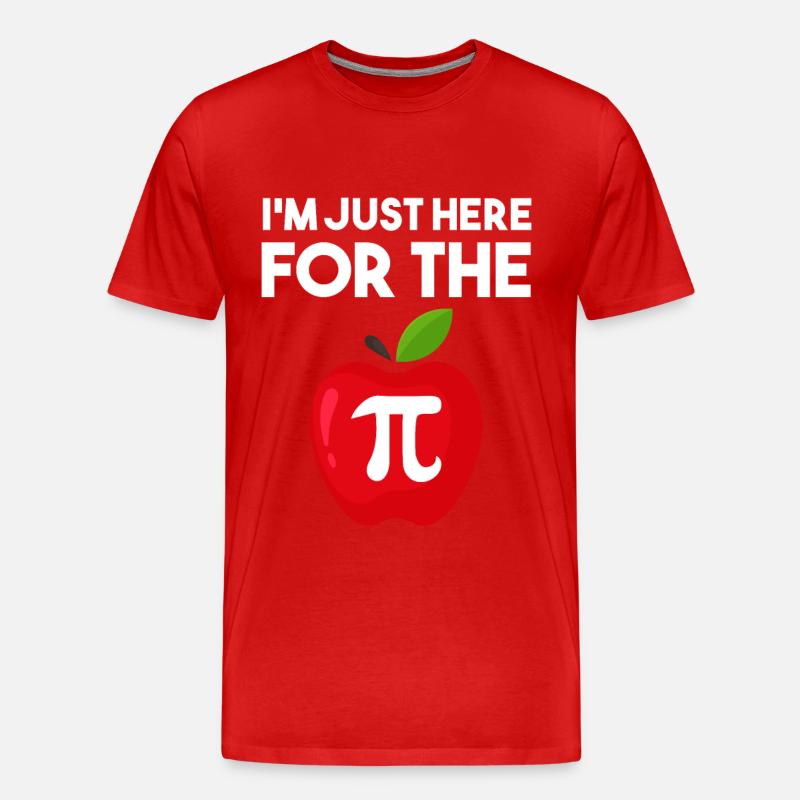 Mathe Lehrer - Männer Premium Bio T-Shirt - Rot