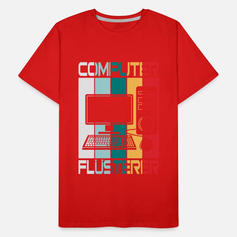 Computer Flüsterer Männer Premium Bio T-Shirt