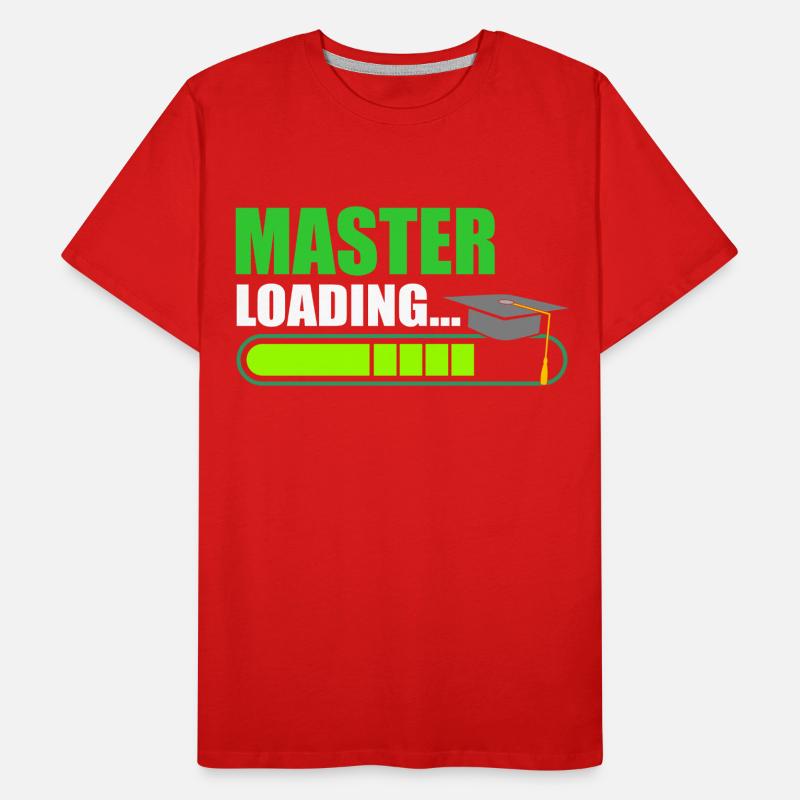 Master Loading Master's degree Men's Premium Organic T-Shirt