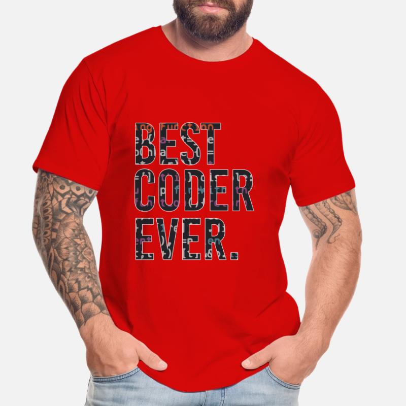 Meilleur codeur de code de programmeur T-shirt bio Premium Homme