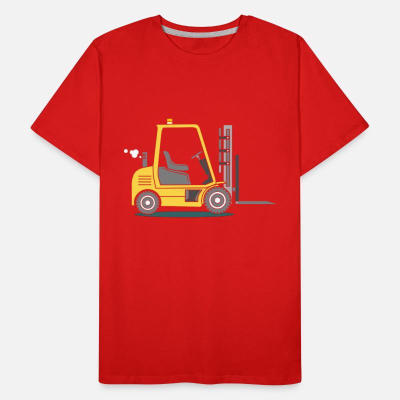 Forklift stacker Men's Premium Organic T-Shirt