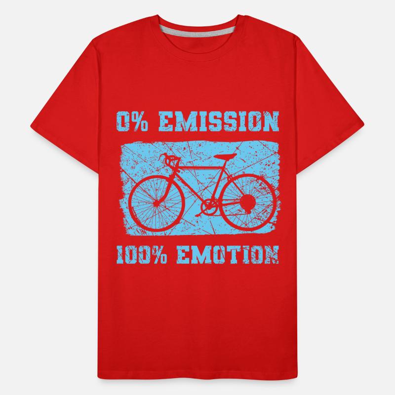 Bicycle Environment Climate Climate Change Cycling MTB Men's Premium Organic T-Shirt