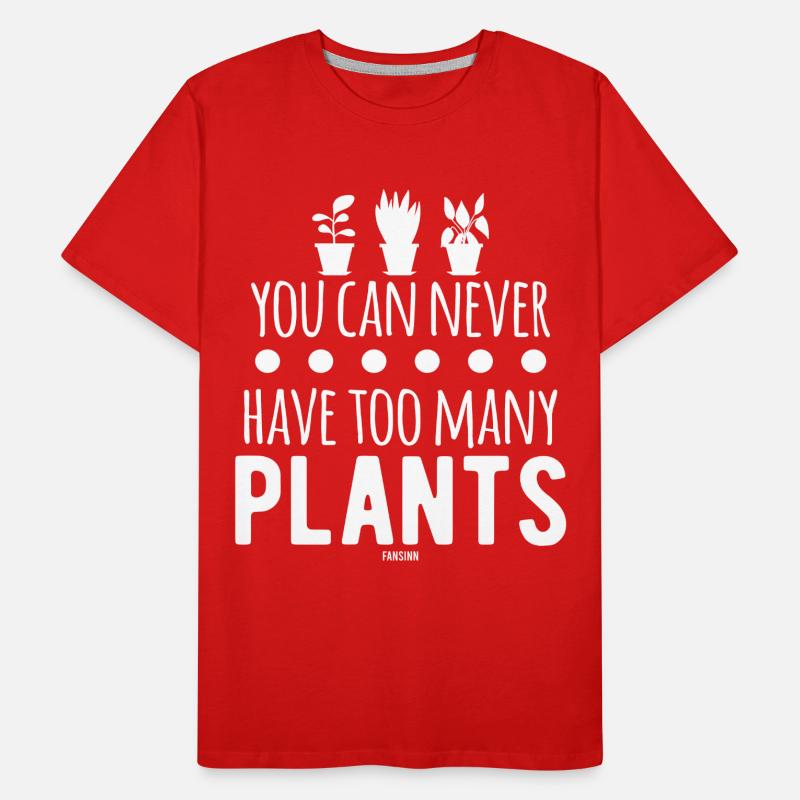 Geschenkidee Hobbygärtner Garten Blume Männer Premium Bio T-Shirt