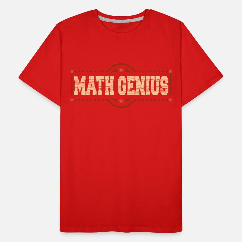 Math math professor math student Men's Premium Organic T-Shirt