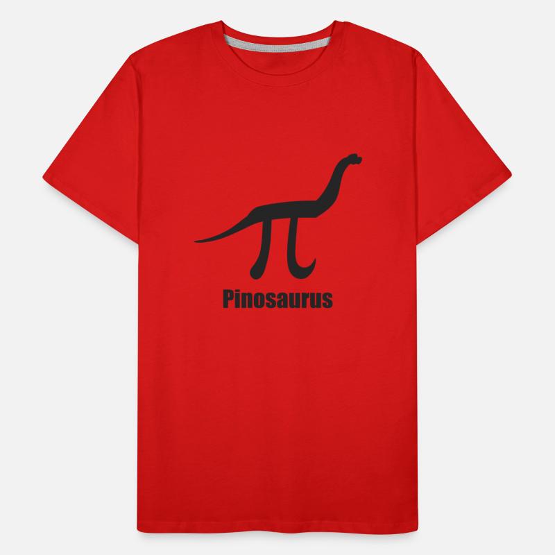 Math Maths Joke Math Teacher Pinosaurus Men's Premium Organic T-Shirt