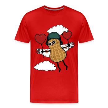 Erdnuss Kinder Fantasy Fliegen Kleinkind Pilot - Männer Premium Bio T-Shirt - Rot - Vorne - Damien (186cm)