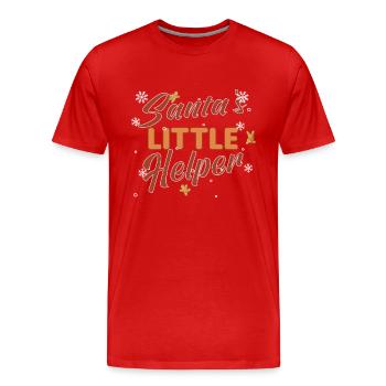 Christmas Baking Cookies Cookie Cookie Merry - Men's Premium Organic T-Shirt - red - Front - Damien (186cm)