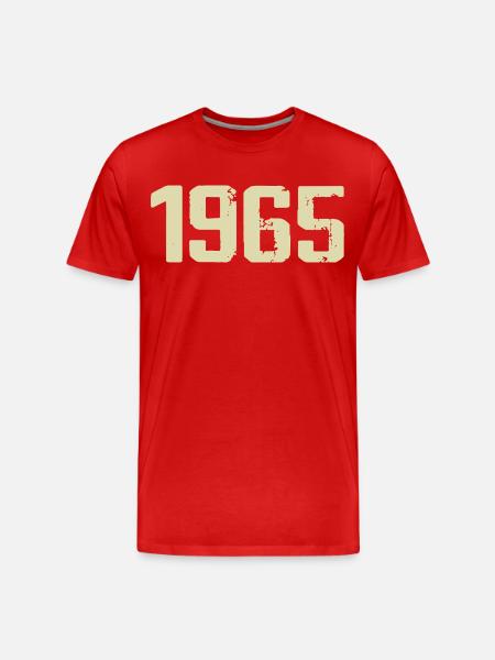 Jubilee 1965 - Men's Premium Organic T-Shirt - red