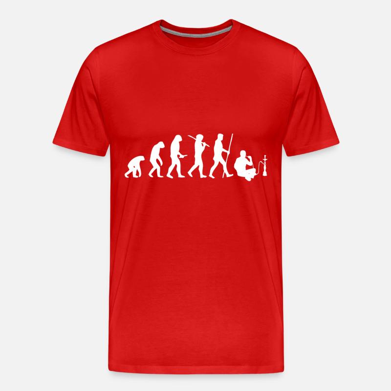 SHISHA EVOLUTION - Männer Premium Bio T-Shirt - Rot