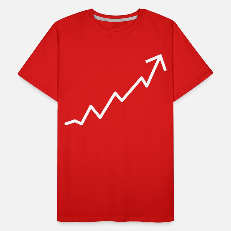 optimisme flèche T-shirt bio Premium Homme