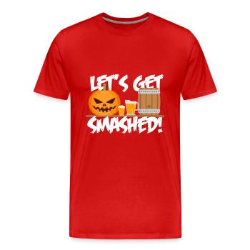 Citrouille - Brisons-nous! - T-shirt bio Premium Homme - rouge - Devant - Damien (186cm)