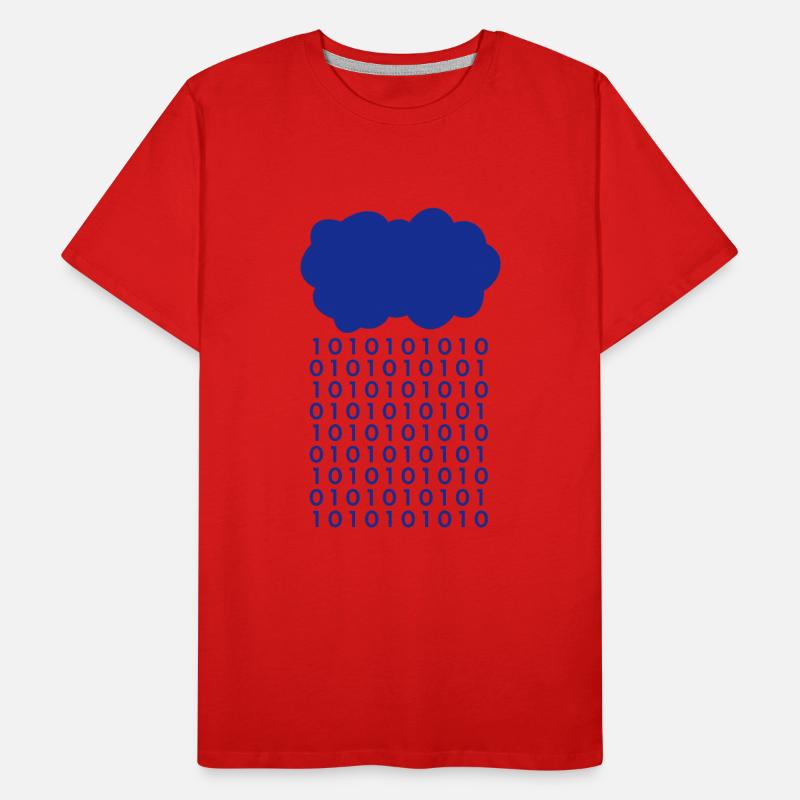 Bit cloud cloud informaticien T-shirt bio Premium Homme