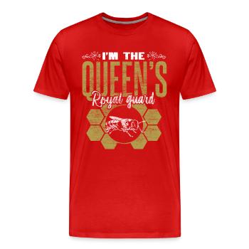 Bees Wasp Environment - Men's Premium Organic T-Shirt - red - Front - Damien (186cm)