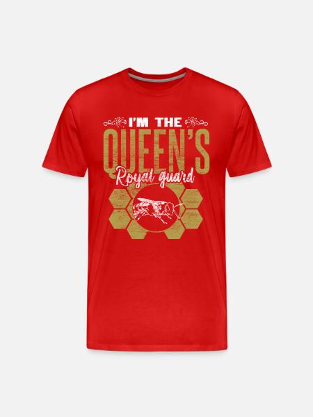Bees Wasp Environment - Men's Premium Organic T-Shirt - red