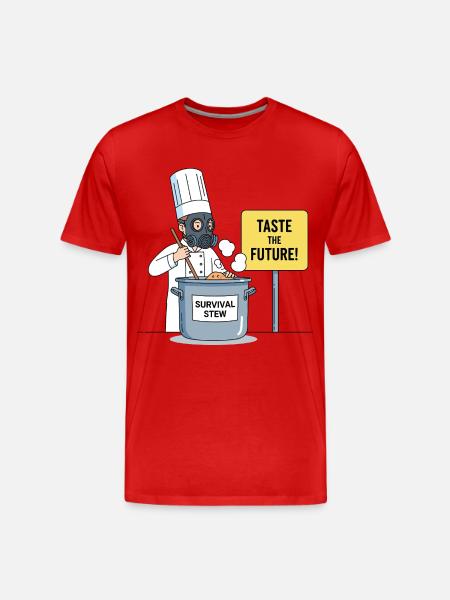 Taste the Future ! - Men's Premium Organic T-Shirt - red